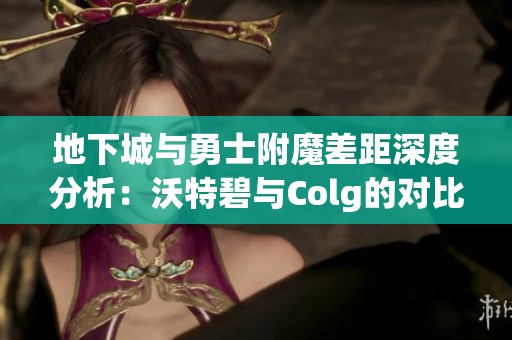 地下城与勇士附魔差距深度分析：沃特碧与Colg的对比研究