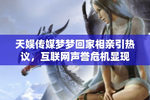 天娱传媒梦梦回家相亲引热议，互联网声誉危机显现