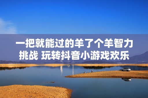 一把就能过的羊了个羊智力挑战 玩转抖音小游戏欢乐无限