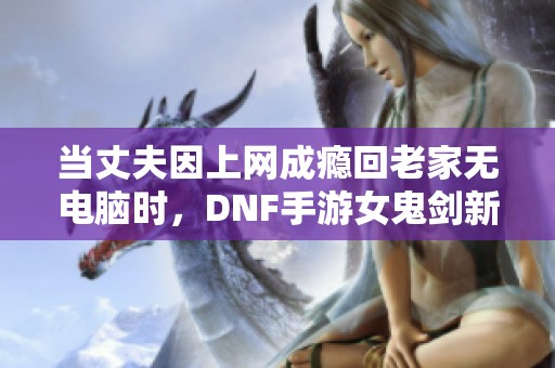 当丈夫因上网成瘾回老家无电脑时，DNF手游女鬼剑新职业来袭！