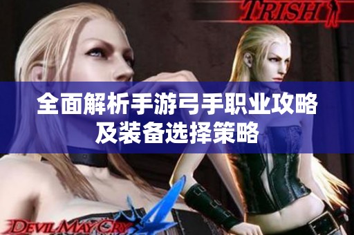 全面解析手游弓手职业攻略及装备选择策略