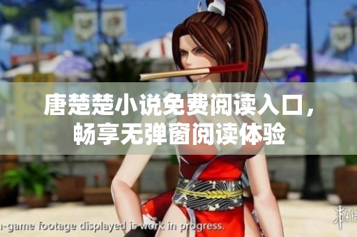 唐楚楚小说免费阅读入口，畅享无弹窗阅读体验
