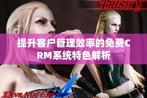 提升客户管理效率的免费CRM系统特色解析