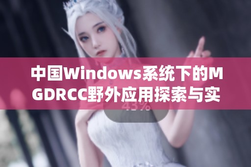 中国Windows系统下的MGDRCC野外应用探索与实践