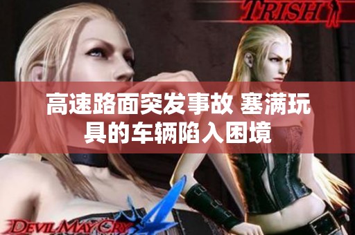高速路面突发事故 塞满玩具的车辆陷入困境