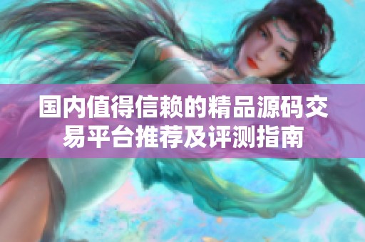 国内值得信赖的精品源码交易平台推荐及评测指南