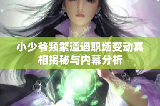 小少爷频繁遭遇职场变动真相揭秘与内幕分析