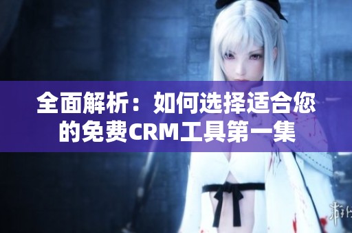 全面解析：如何选择适合您的免费CRM工具第一集