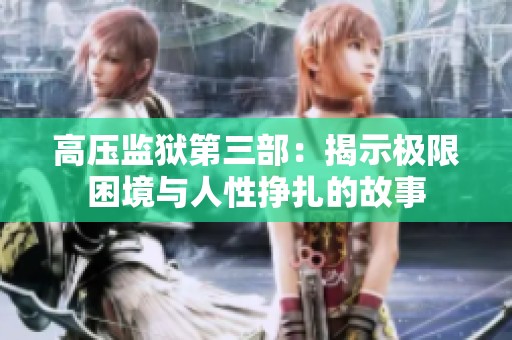高压监狱第三部：揭示极限困境与人性挣扎的故事