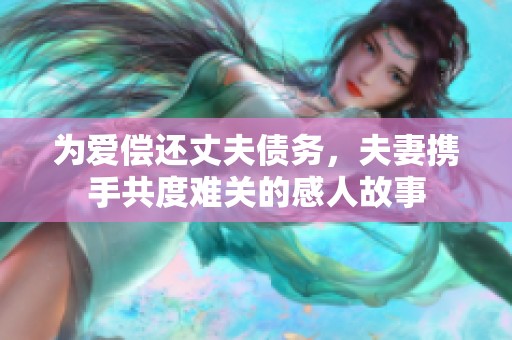 为爱偿还丈夫债务，夫妻携手共度难关的感人故事
