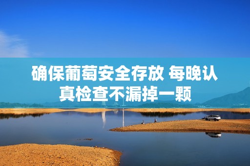 确保葡萄安全存放 每晚认真检查不漏掉一颗