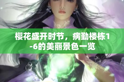 樱花盛开时节，病勤楼栋1-6的美丽景色一览
