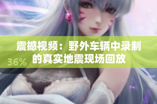 震撼视频：野外车辆中录制的真实地震现场回放