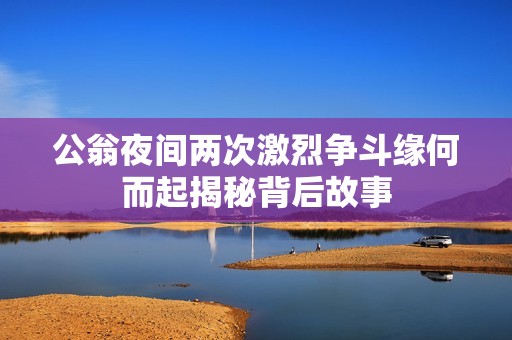 公翁夜间两次激烈争斗缘何而起揭秘背后故事