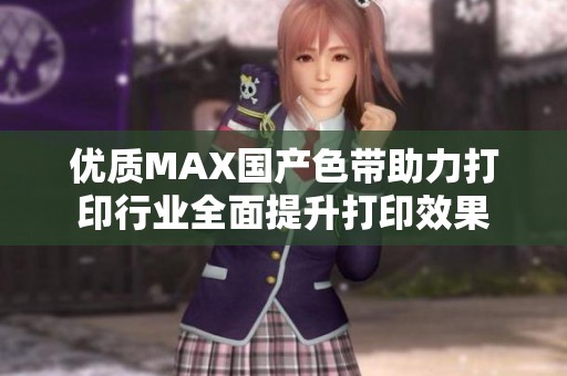 优质MAX国产色带助力打印行业全面提升打印效果