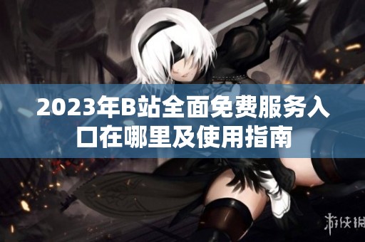 2023年B站全面免费服务入口在哪里及使用指南