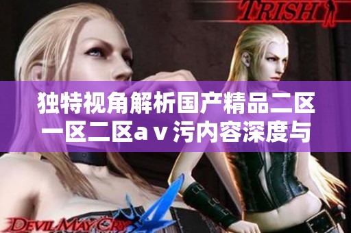 独特视角解析国产精品二区一区二区aⅴ污内容深度与魅力