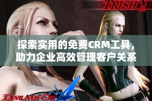探索实用的免费CRM工具，助力企业高效管理客户关系