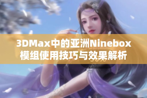3DMax中的亚洲Ninebox模组使用技巧与效果解析