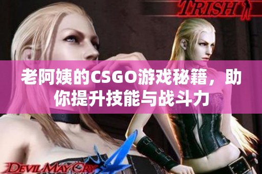 老阿姨的CSGO游戏秘籍，助你提升技能与战斗力