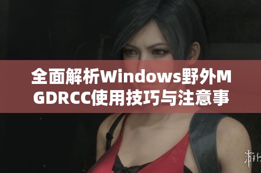 全面解析Windows野外MGDRCC使用技巧与注意事项