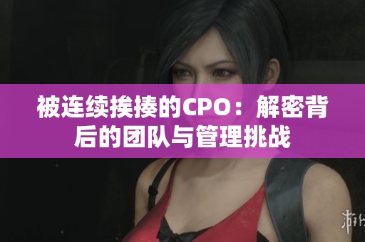 被连续挨揍的CPO：解密背后的团队与管理挑战