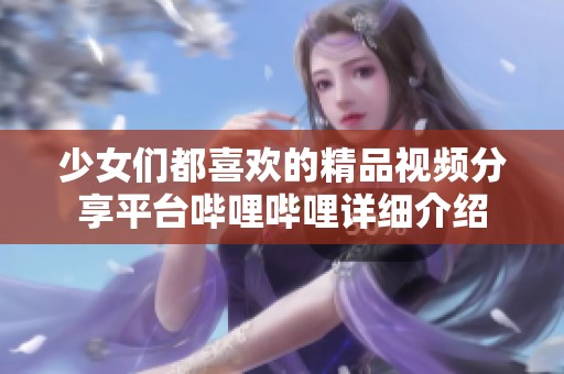 少女们都喜欢的精品视频分享平台哔哩哔哩详细介绍