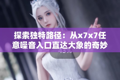 探索独特路径：从x7x7任意噪音入口直达大象的奇妙之旅
