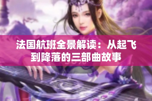 法国航班全景解读：从起飞到降落的三部曲故事