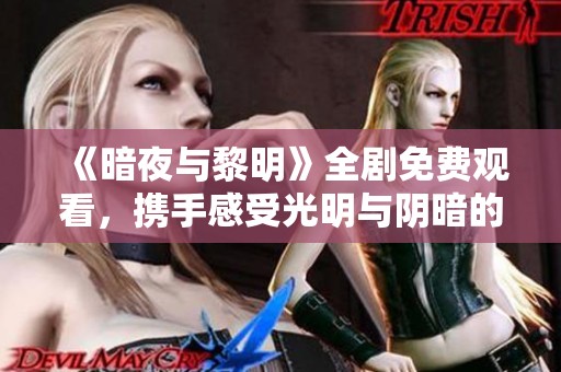 《暗夜与黎明》全剧免费观看，携手感受光明与阴暗的交织
