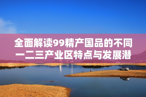 全面解读99精产国品的不同一二三产业区特点与发展潜力