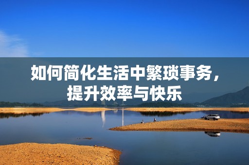 如何简化生活中繁琐事务，提升效率与快乐