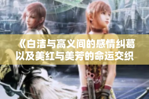 《白洁与高义间的感情纠葛以及美红与美芳的命运交织》