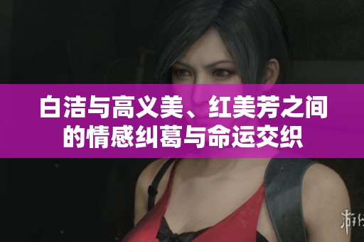 白洁与高义美、红美芳之间的情感纠葛与命运交织