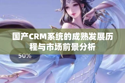 国产CRM系统的成熟发展历程与市场前景分析