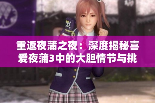 重返夜蒲之夜：深度揭秘喜爱夜蒲3中的大胆情节与挑战
