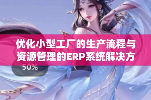 优化小型工厂的生产流程与资源管理的ERP系统解决方案