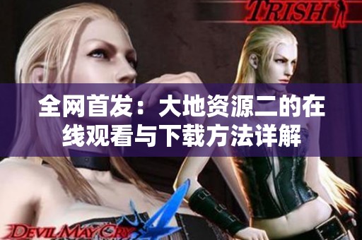 全网首发：大地资源二的在线观看与下载方法详解