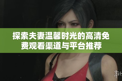 探索夫妻温馨时光的高清免费观看渠道与平台推荐