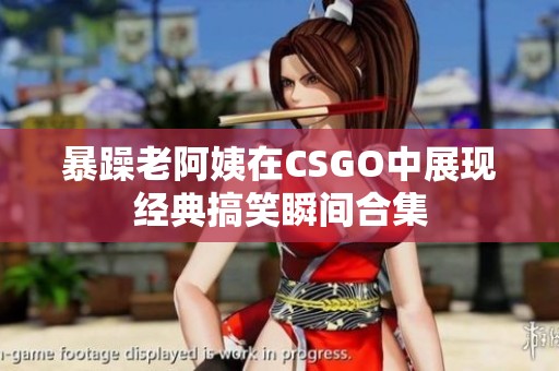 暴躁老阿姨在CSGO中展现经典搞笑瞬间合集