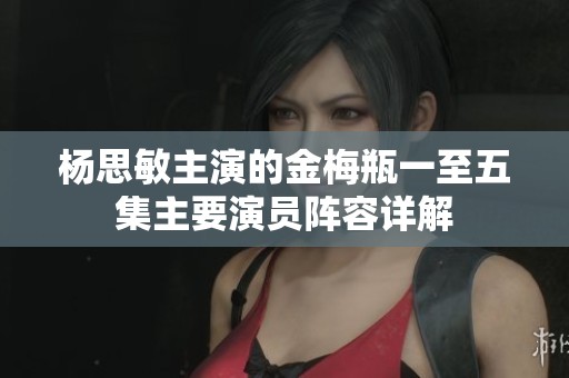 杨思敏主演的金梅瓶一至五集主要演员阵容详解