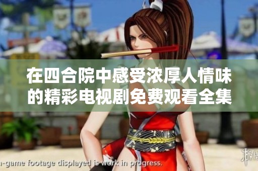 在四合院中感受浓厚人情味的精彩电视剧免费观看全集