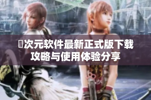 囧次元软件最新正式版下载攻略与使用体验分享