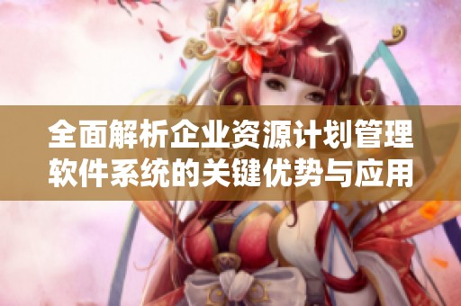 全面解析企业资源计划管理软件系统的关键优势与应用