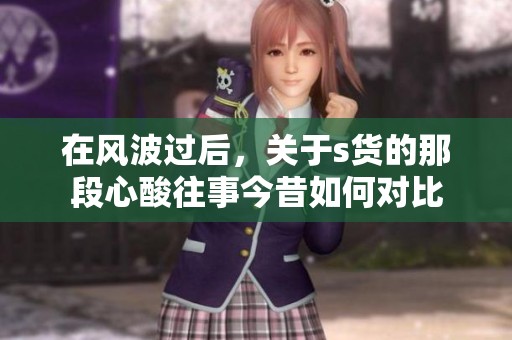 在风波过后，关于s货的那段心酸往事今昔如何对比