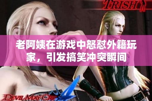 老阿姨在游戏中怒怼外籍玩家，引发搞笑冲突瞬间