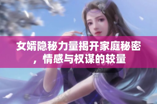 女婿隐秘力量揭开家庭秘密，情感与权谋的较量