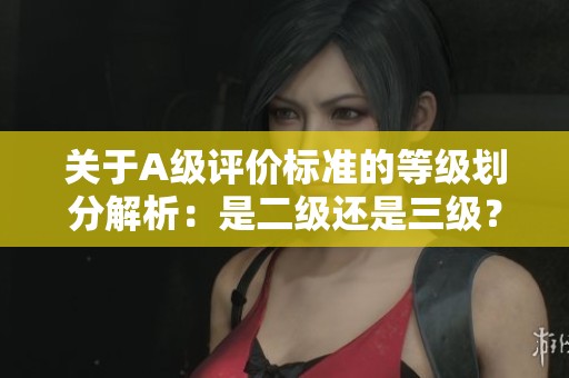 关于A级评价标准的等级划分解析：是二级还是三级？