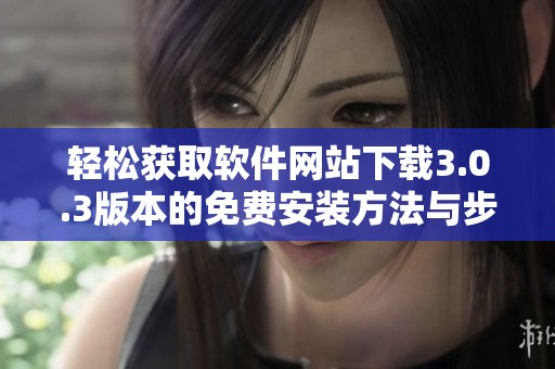 轻松获取软件网站下载3.0.3版本的免费安装方法与步骤