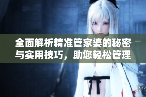全面解析精准管家婆的秘密与实用技巧，助您轻松管理财务